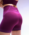 Contour Seamless Shorts - Deep Plum