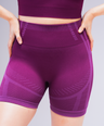 Contour Seamless Shorts - Deep Plum