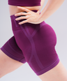 Contour Seamless Shorts - Deep Plum