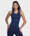 Luna Seamless Tank - Eclipse Blue