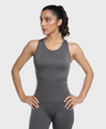 Luna Seamless Tank - Grey Stone