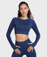 Celeste Long Sleeve Top - Eclipse Blue