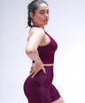 Apex Tank Top With Built-In Bra - Deep Plum