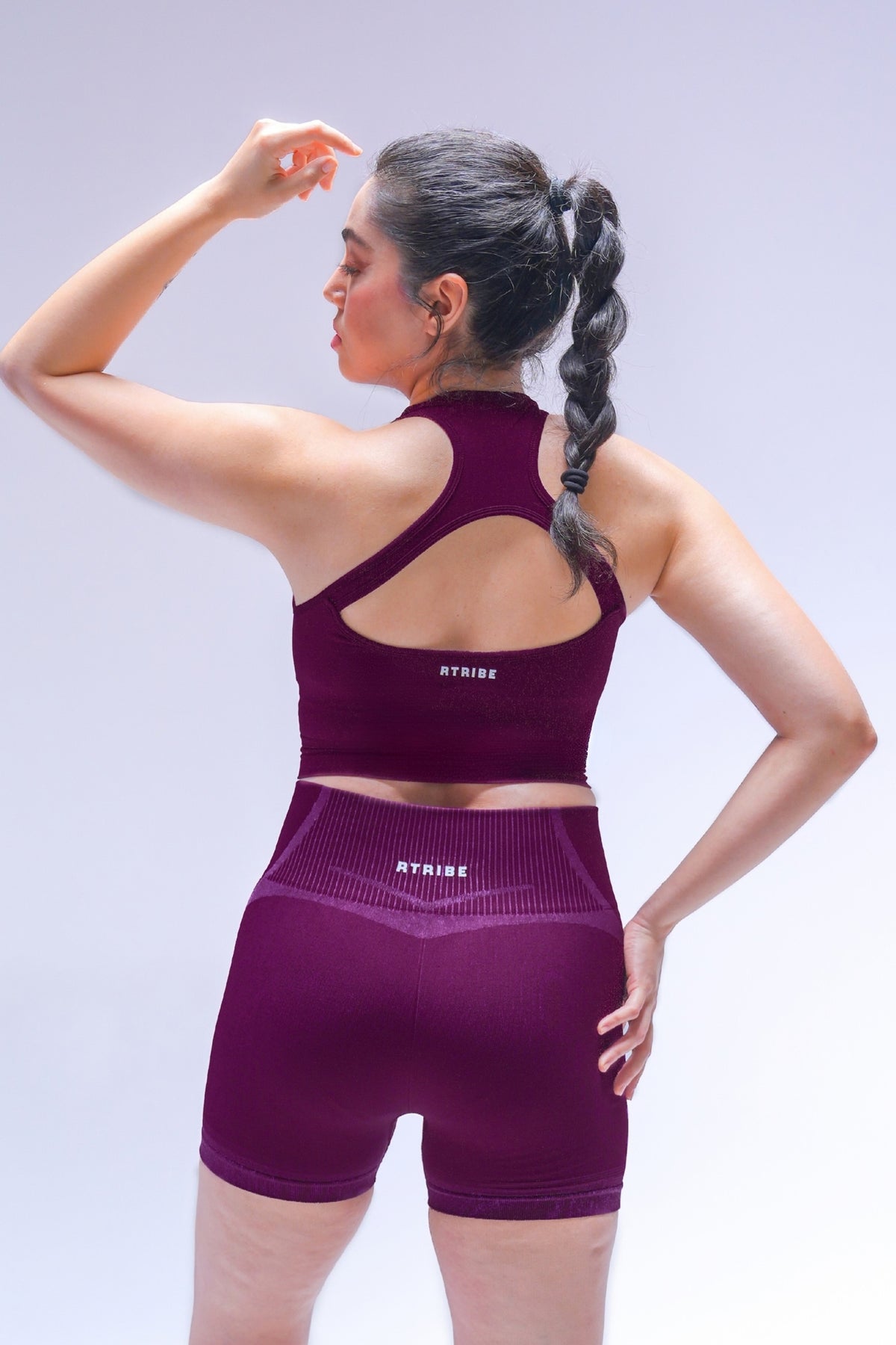 Apex Tank Top With Built-In Bra - Deep Plum