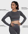 Celeste Long Sleeve Top - Grey Stone