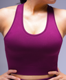Apex Tank Top With Built-In Bra - Deep Plum