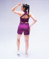 Apex Tank Top With Built-In Bra - Deep Plum