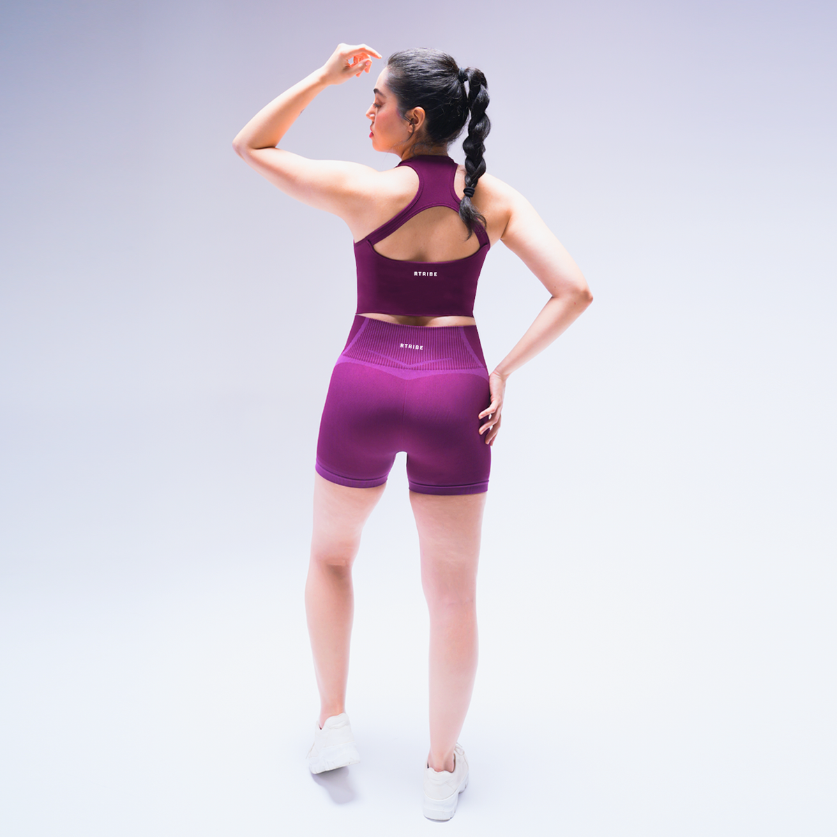 Apex Tank Top With Built-In Bra - Deep Plum