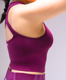Apex Tank Top With Built-In Bra - Deep Plum